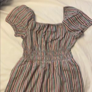 A&E Multi ColoredStriped dress